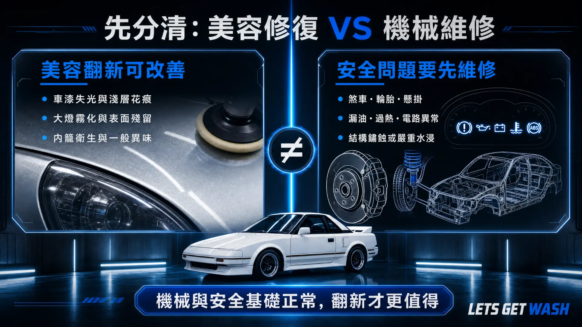 美容修復與機械維修的分別