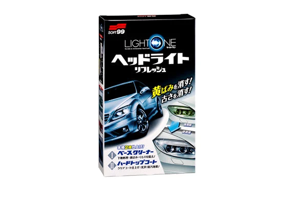 Soft99 汽車燈罩修復套裝 (去漬劑及鍍膜劑)