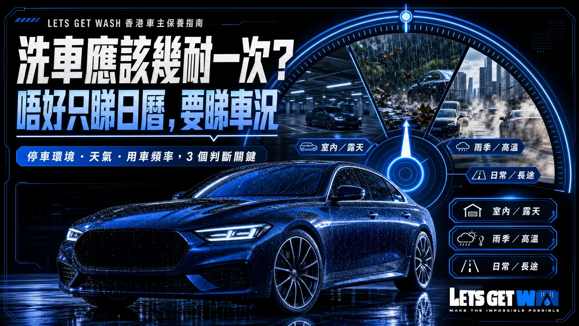 洗車應該幾耐一次?香港車主按停車環境、天氣與用車頻率判斷